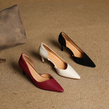 Avella Genuine Leather Heels